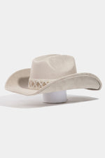 Braided Strap Cowgirl Hat