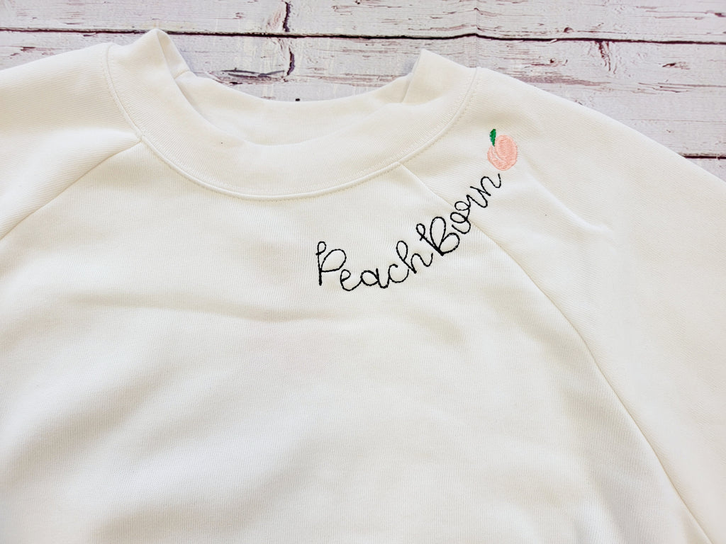 Elegant Peach Crewneck