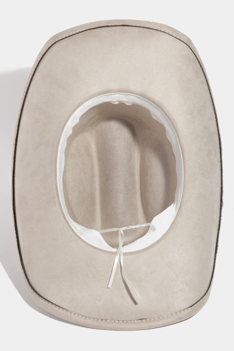 Braided Strap Cowgirl Hat