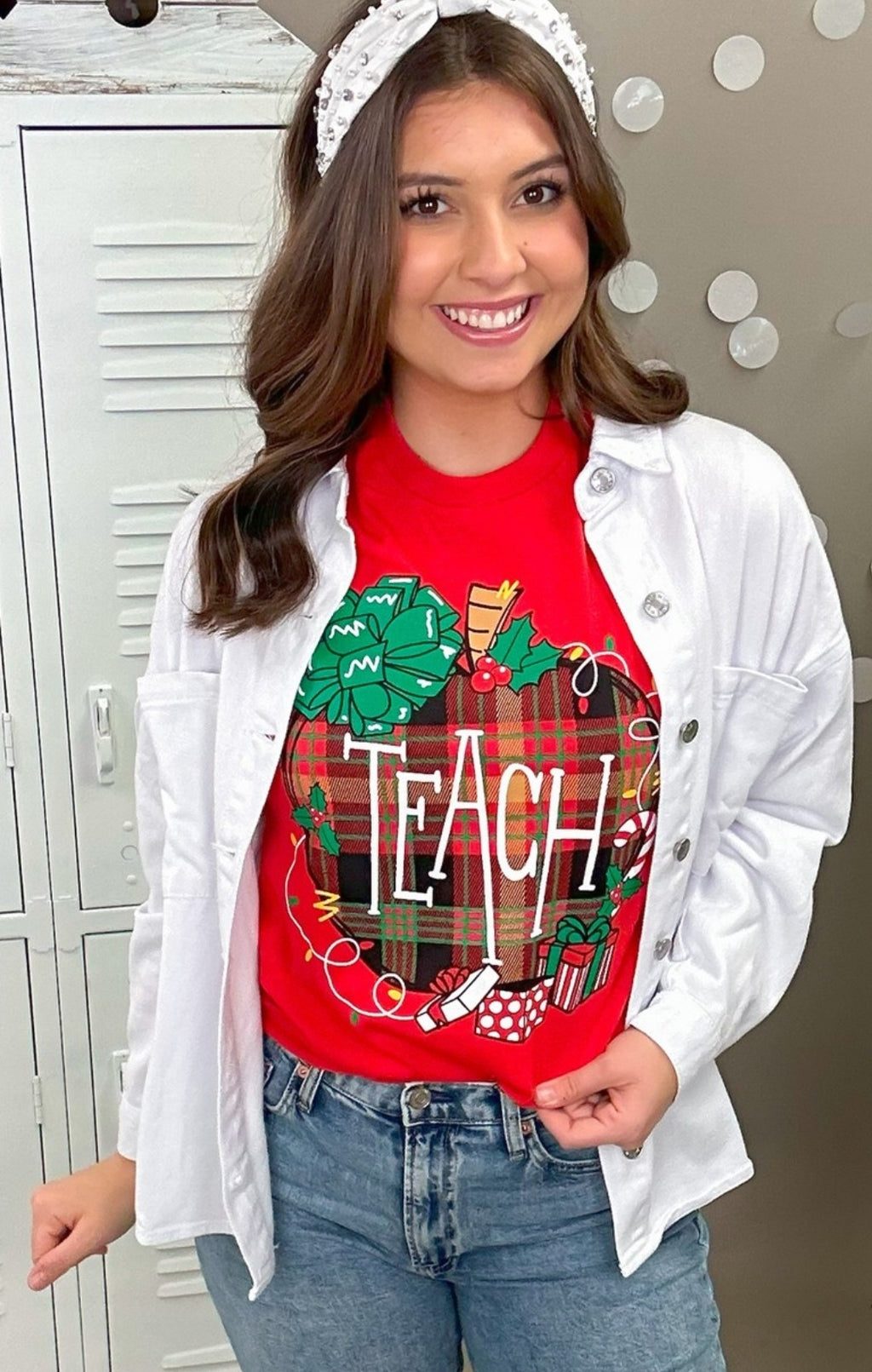 Festive Teacher Tee