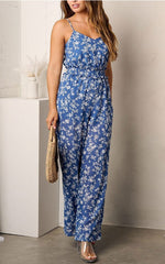 Flower Blues Jumpsuit