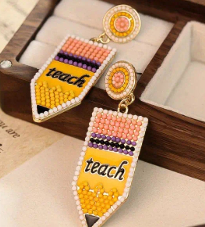 Teach Earrings