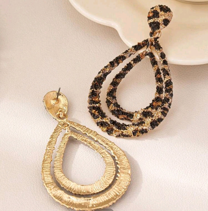 Fall Leporad Earrings