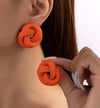 Colorful Rose Earrings