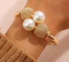 Pearl Bangle Bracelet