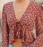 Fall Flowers Top