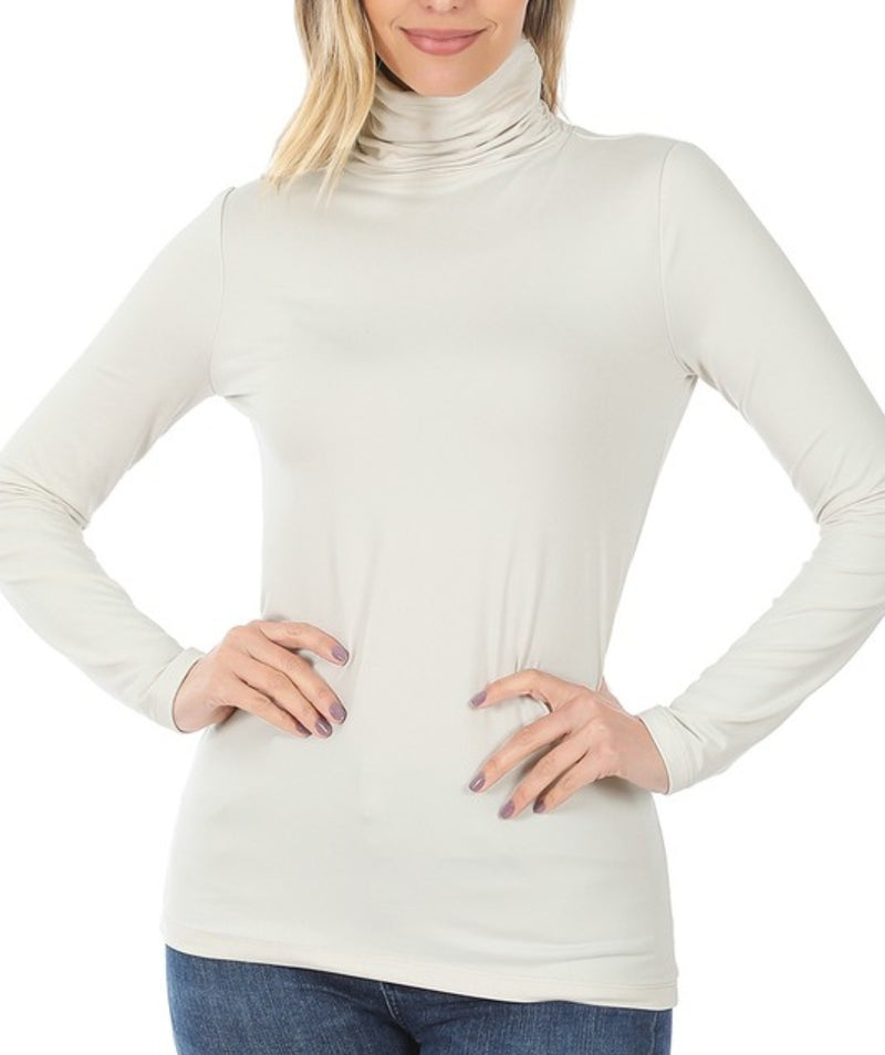 Mock Neck Tee
