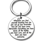 Encouragement keychain