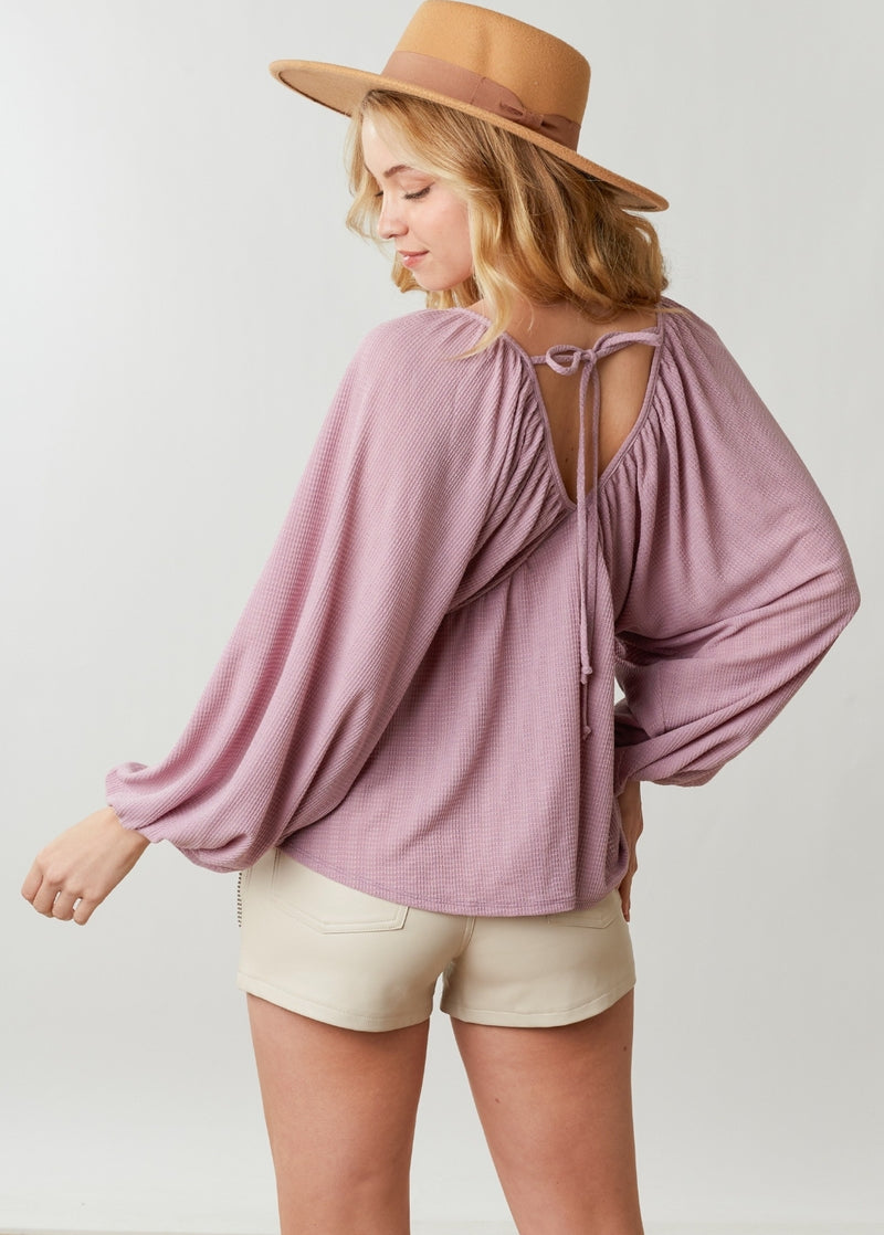 Solid Babydoll Top