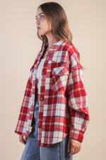Plaid Thermal Shacket