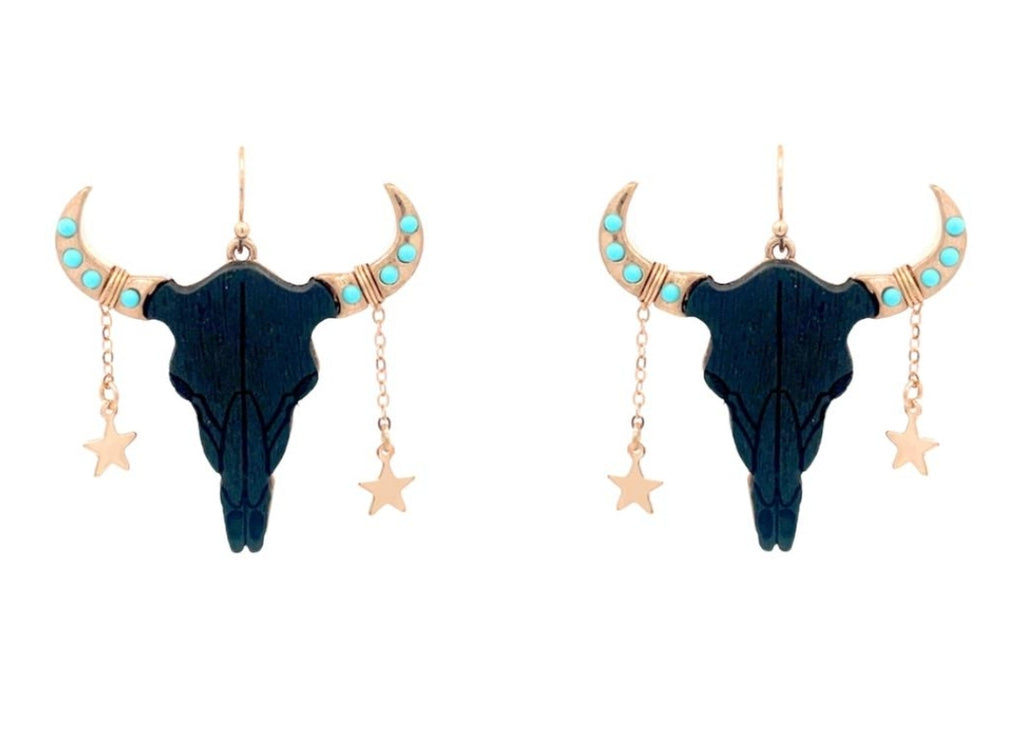 Cattle Charm Earrings