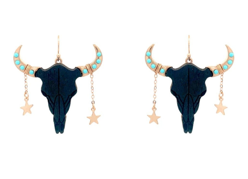Cattle Charm Earrings