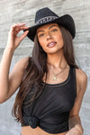 Diamonds and Pearls Cowgirl Hat