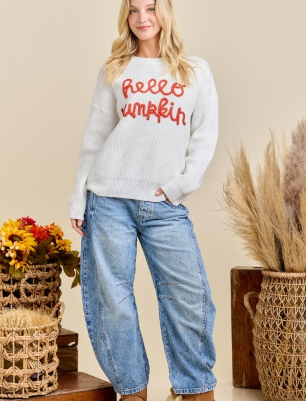 Hello Pumpkin Sweater