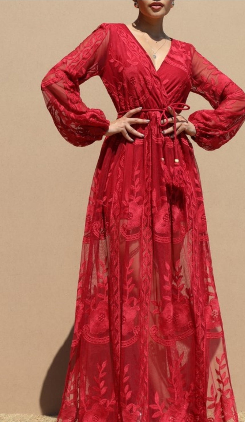 Lace Statement Dress