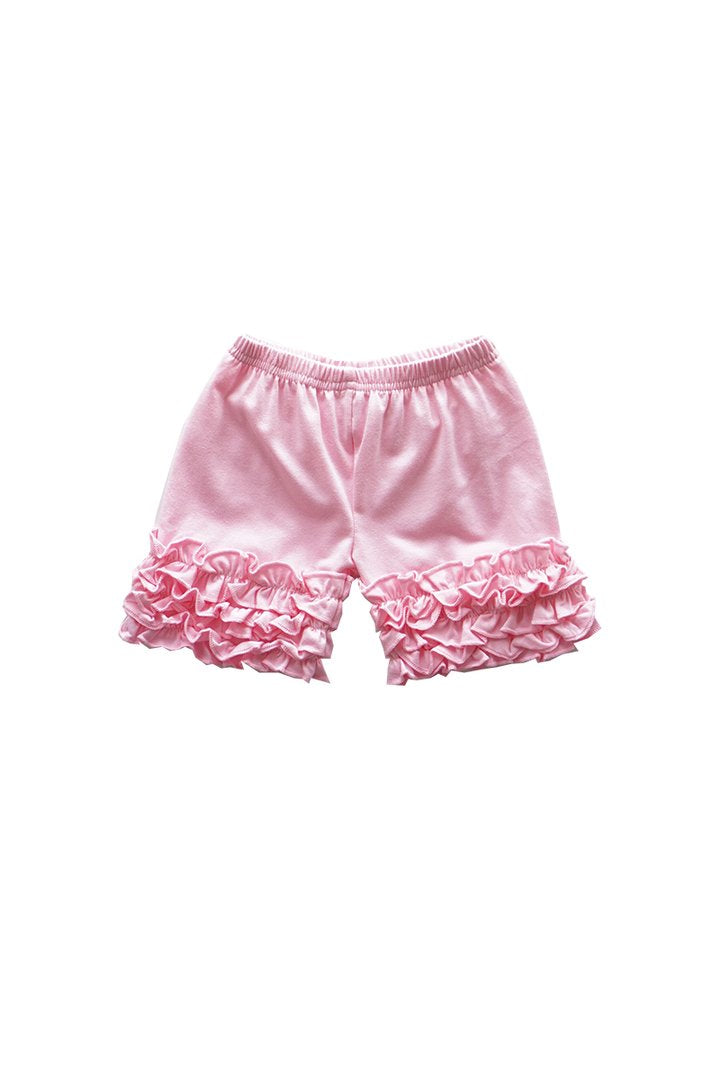 Pink Ruffle Shorts