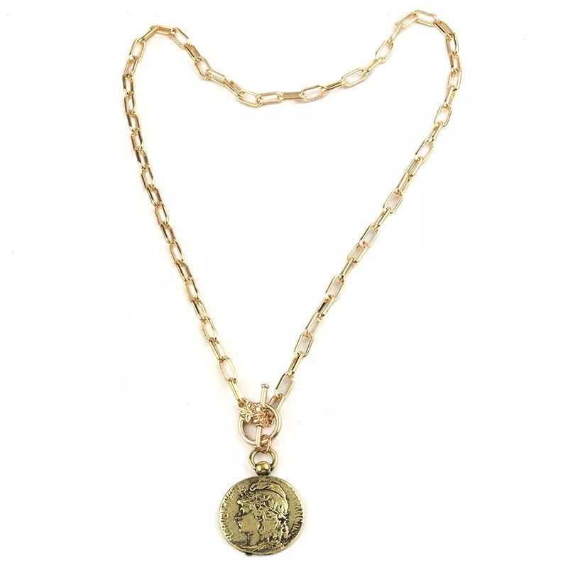 Gold Coin Necklace