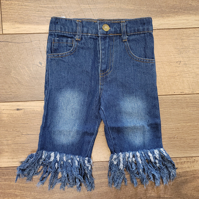 Raw Denim Capri