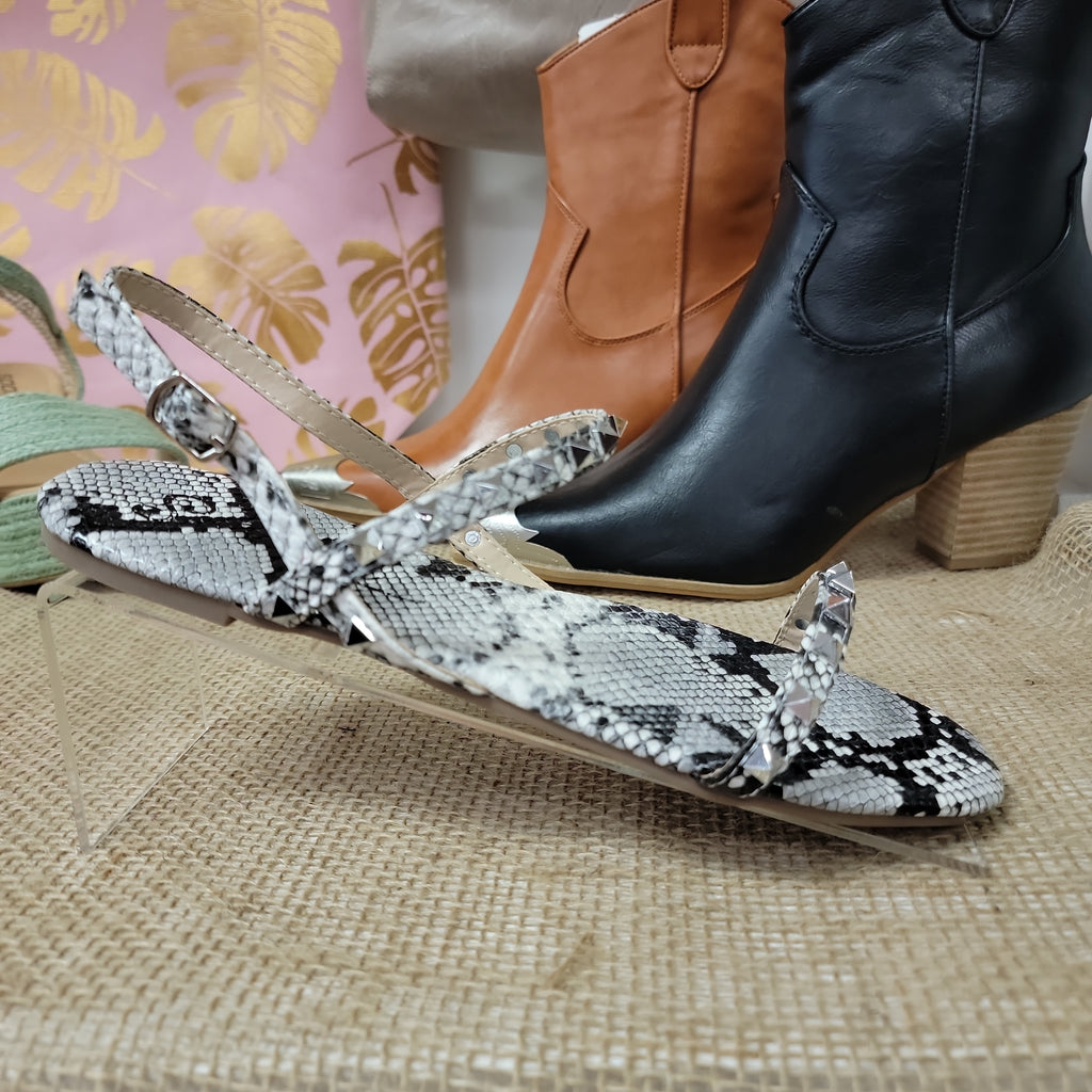 Snake Style Sandal