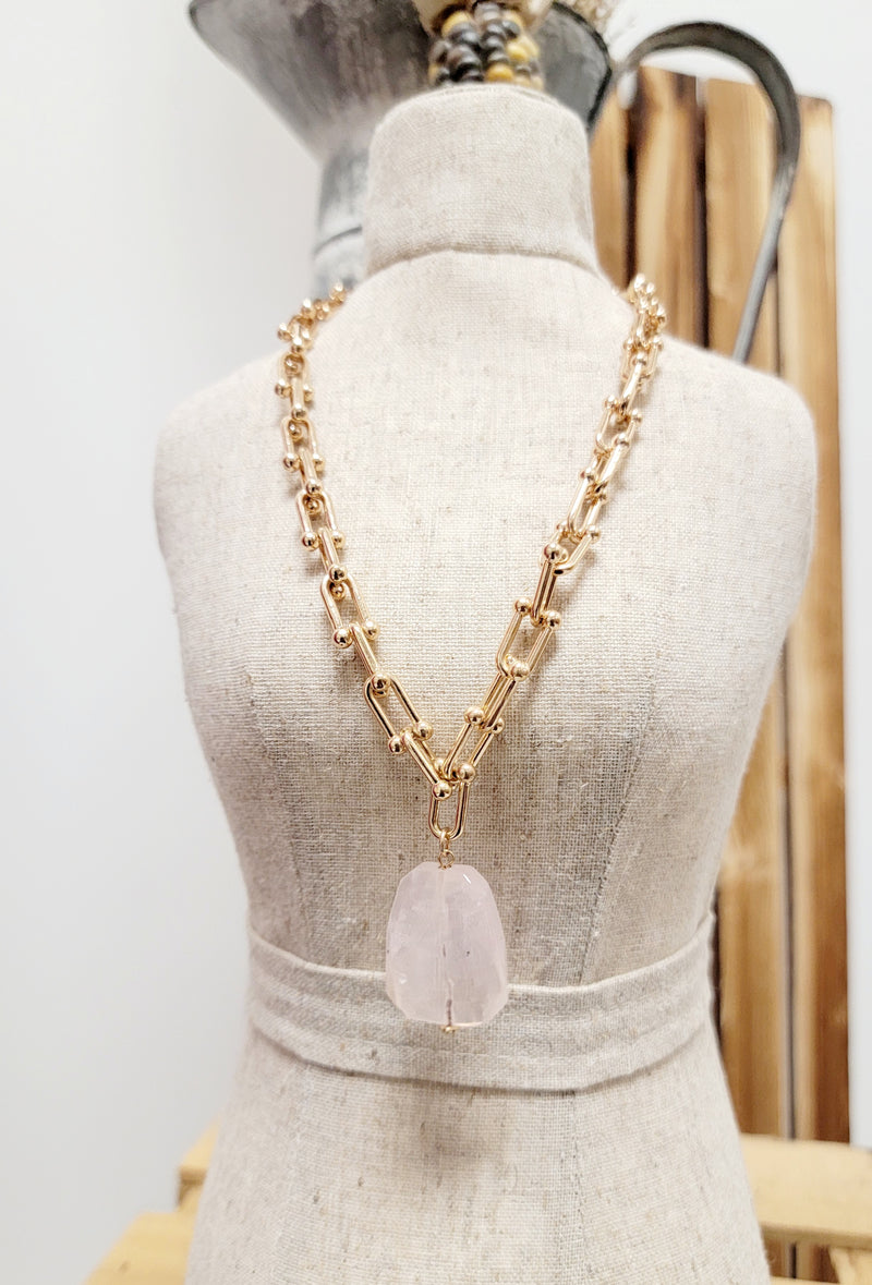 Rock Clip Necklace