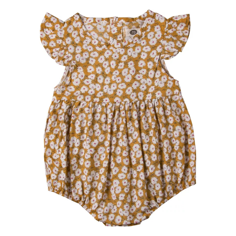 Mustard Flower Romper