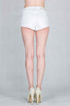 White Stud Shorts
