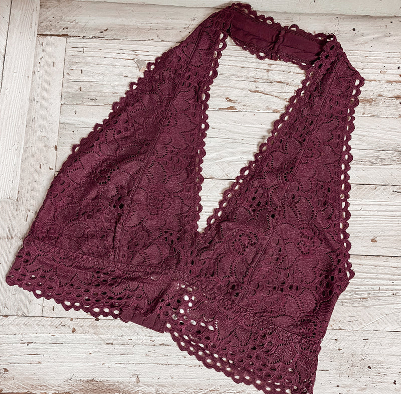 Women's Eggplant Bralette (Plus Size)