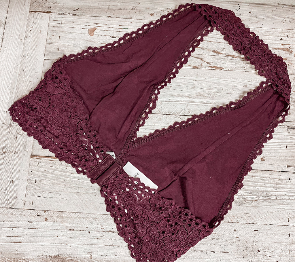 Women's Eggplant Bralette (Plus Size)