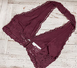 Women's Eggplant Bralette (Plus Size)