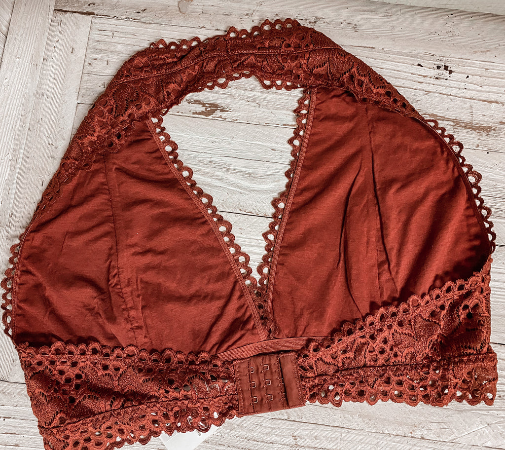 Women's Wine Bralette (plus Size)