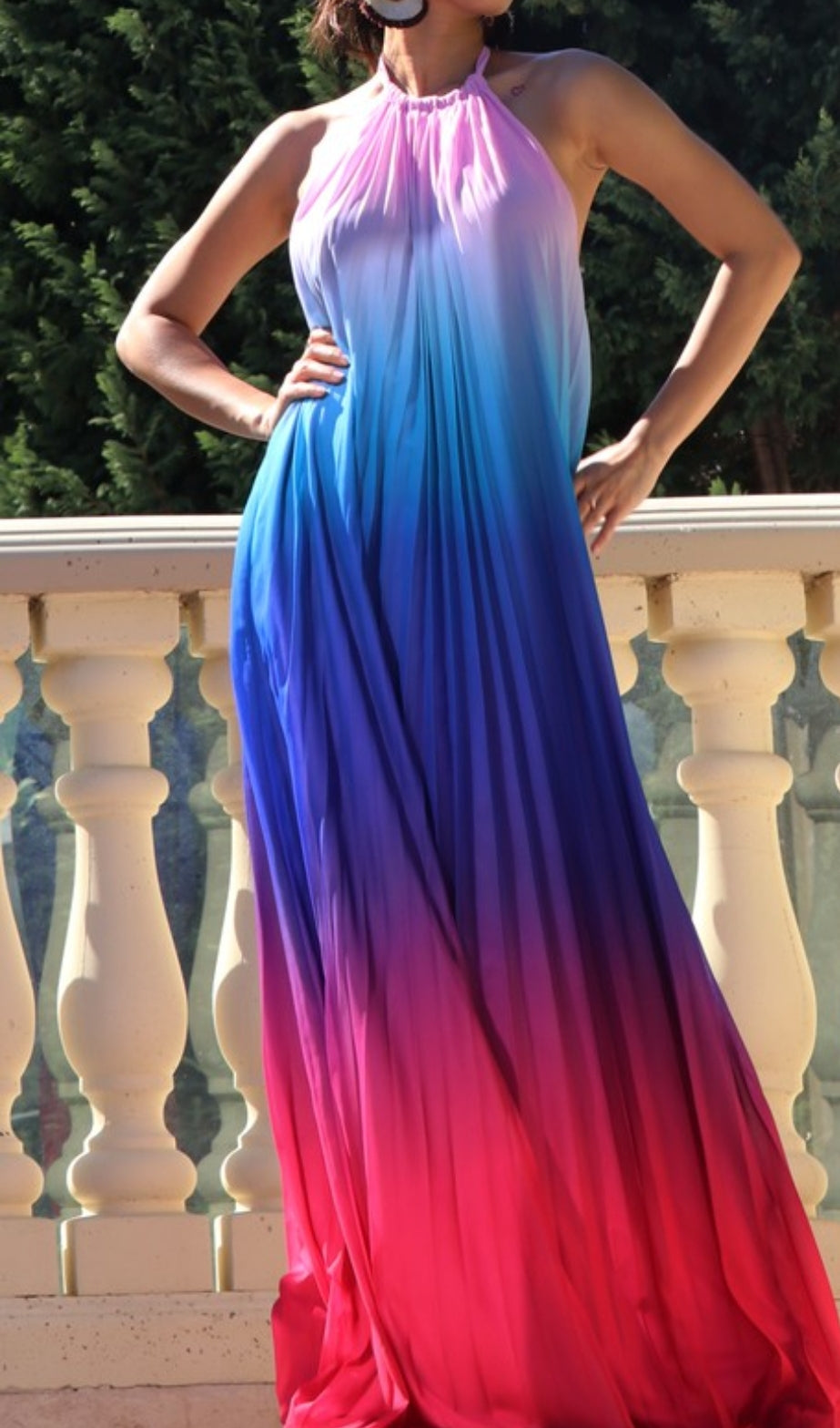 Ombre Flow Dress