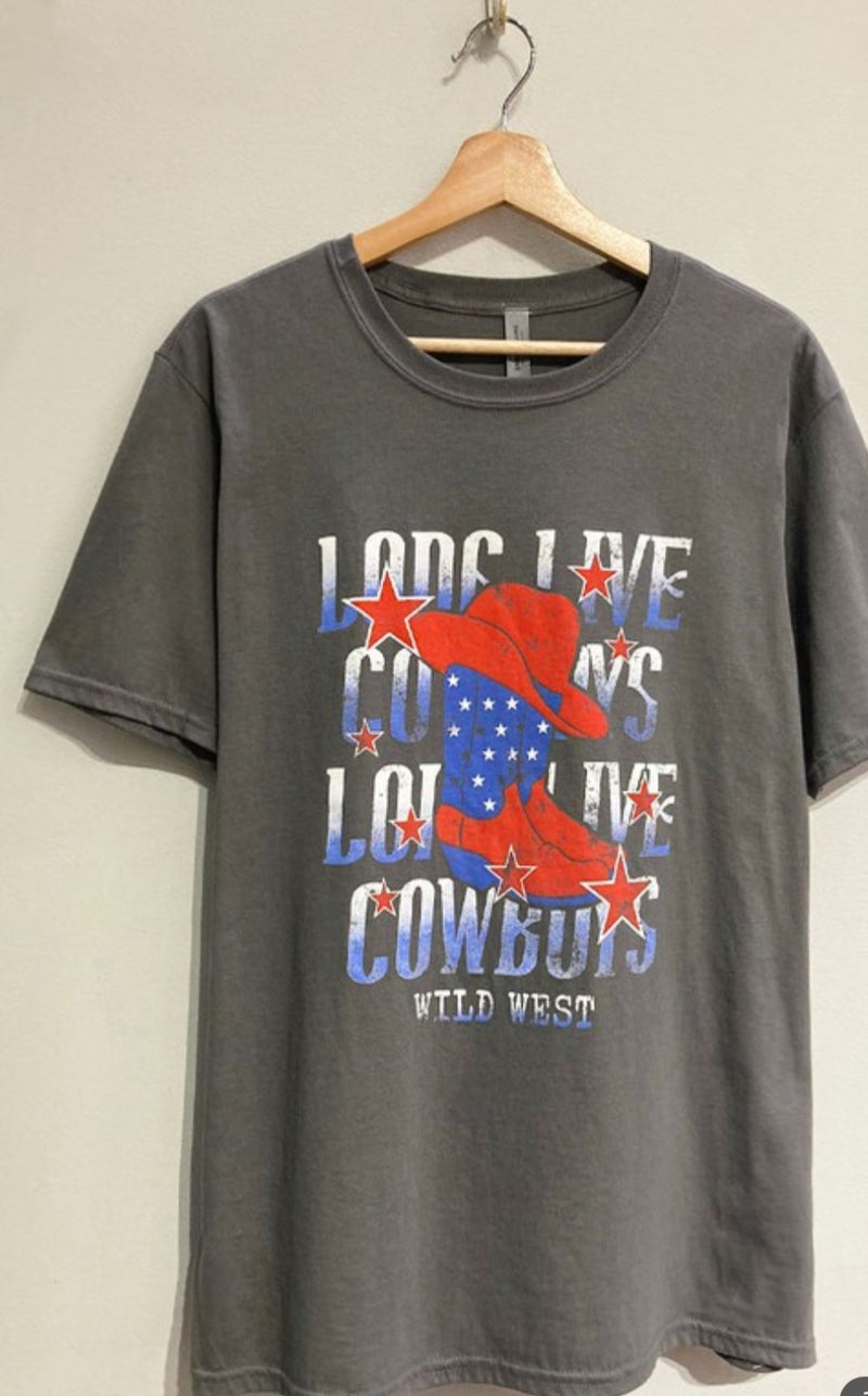 July 4th Cowboys Tee