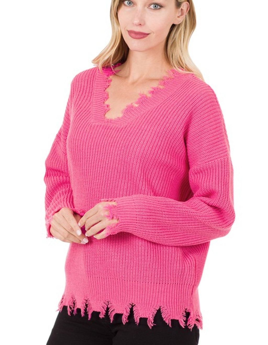 Distressed Sweaters