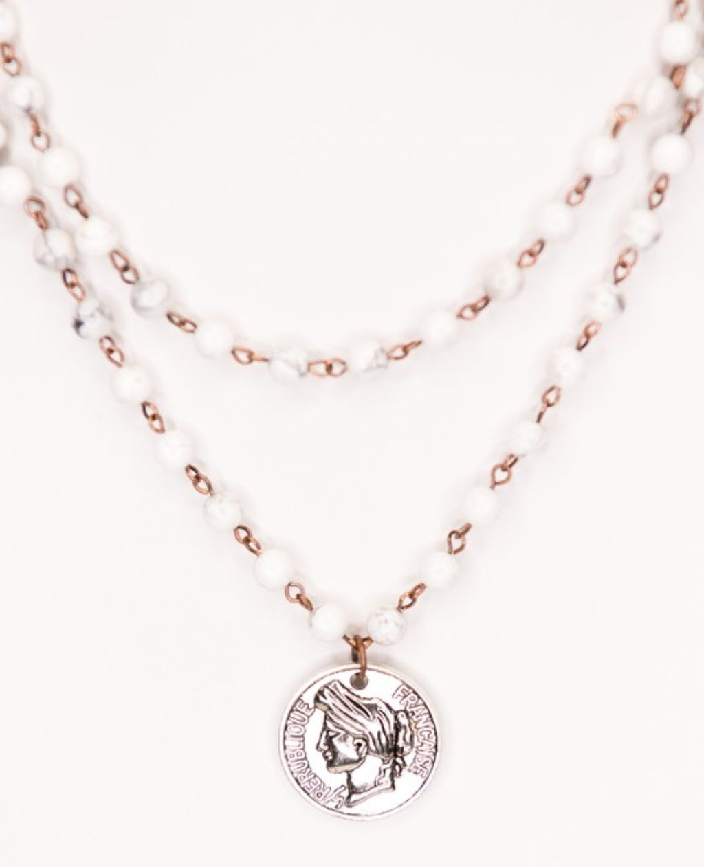 Coin Beads Necklace