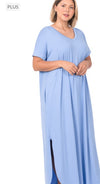 Comfty Summer Dress (Plus)