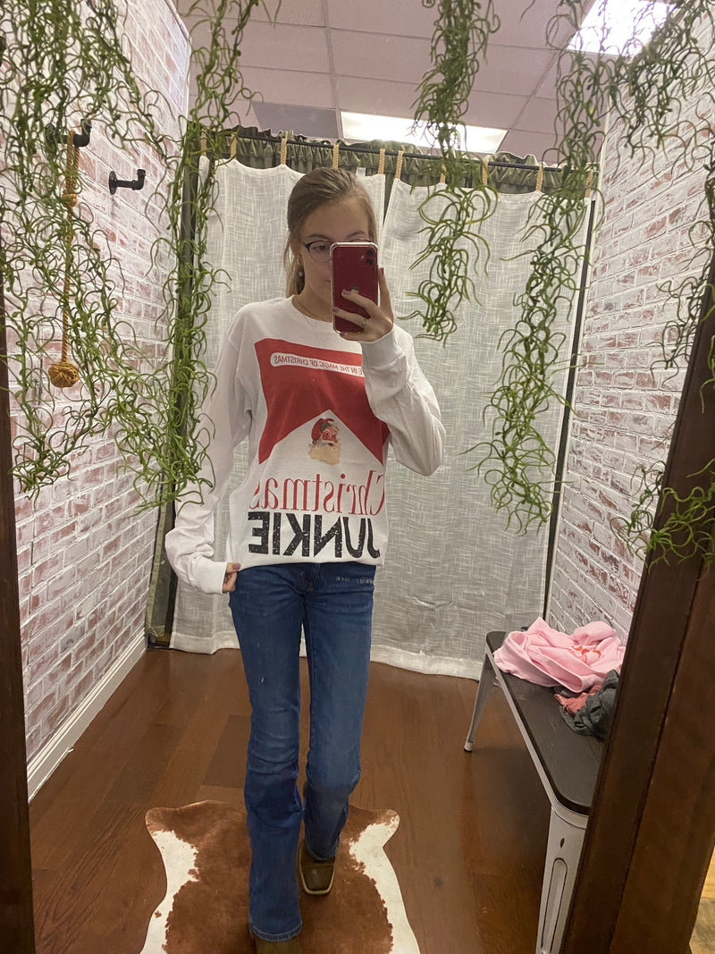 Santa Junkie Tee (Long Sleeve)